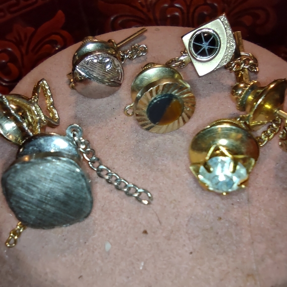 Vintage a lot of seven men's tie tacks - Picture 4 of 5